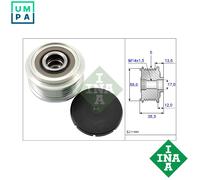 Overrunning Alternator Pulley 535018410 INA Clutch 2706027040 2706027060 Quality