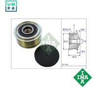 INA Alternator Clutch Pulley 535 0187 10 – Overrunning – Fits HYUNDAI and KIA