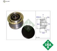 INA 535 0201 10 Alternator Freewheel Clutch