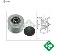 INA Alternator Freewheel Clutch 535 0214 10