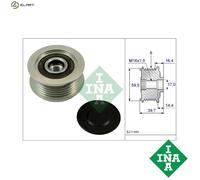 SCHAEFFLER INA ALTERNATOR FREEWHEEL CLUTCH 535024110 FOR HYUNDAI KIA