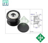 INA 535 0252 10 Alternator Freewheel Clutch