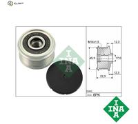 INA 535 0291 10 Alternator clutch pulley