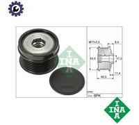 INA 535 0316 10 Alternator Freewheel Clutch