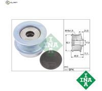 INA 535 0367 10 Alternator Freewheel Clutch