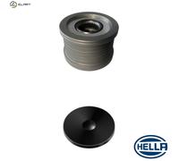 Alternator clutch pulley Clockwise rotation 9XU 358 038-861 HELLA for NISSAN