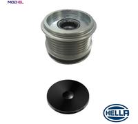 Alternator clutch pulley Clockwise rotation 9XU 358 039-181 HELLA for AUDI A4 B5