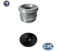 Alternator clutch pulley Clockwise rotation 9XU 358 039-231 HELLA for OPEL