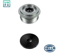 Alternator clutch pulley Clockwise rotation 9XU 358 039-241 HELLA for ALFA ROMEO