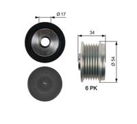 Gates OAP7135 Over Running Alternator Pulley