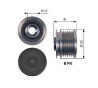 GATES OAP7115 Alternator Freewheel Clutch