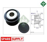 ALTERNATOR FREEWHEEL CLUTCH FOR AUDI A1 A1 SPORTBACK A3 INA 535 0210 10