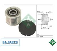 Overrunning Alternator Pulley fits BMW X1 E84 2.0 10 to 15 Clutch INA Quality