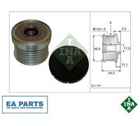 Overrunning Alternator Pulley 535018310 INA Clutch 12314466273 12314487081 New