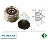 Alternator Freewheel Clutch for CHEVROLET S10 Pickup INA 535 0060 10