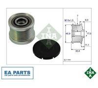 Overrunning Alternator Pulley fits RENAULT MASTER Mk2 2.2D 2.5D 2000 on Clutch