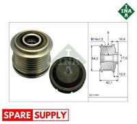 ALTERNATOR FREEWHEEL CLUTCH FOR FORD C-MAX FIESTA FOCUS FUSION INA 535 0181 10