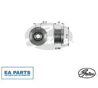 Alternator Freewheel Clutch for FORD GALAXY MONDEO S-MAX GATES OAP7167