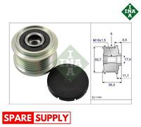 ALTERNATOR FREEWHEEL CLUTCH FOR FORD TOURNEO CUSTOM V362 BUS INA 535 0160 10
