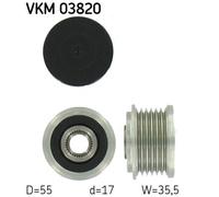 ALTERNATOR FREEWHEEL CLUTCH FOR MERCEDES-BENZ W203 W204 CL203 S203 SKF VKM 03820