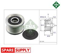 ALTERNATOR FREEWHEEL CLUTCH FOR NISSAN ALTIMA AVENIR BASSARA INA 535 0044 10