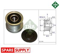 ALTERNATOR FREEWHEEL CLUTCH FOR OPEL ASTRA J INA 535 0204 10