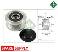 ALTERNATOR FREEWHEEL CLUTCH FOR OPEL ASTRA J MERIVA B MOKKA INA 535 0228 10