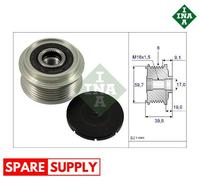 ALTERNATOR FREEWHEEL CLUTCH FOR OPEL VAUXHALL INA 535 0065 10
