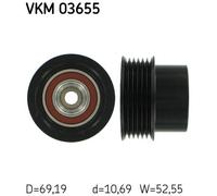 ALTERNATOR FREEWHEEL CLUTCH FOR VOLVO S60 S80 V60 V70 SKF VKM 03655