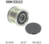 ALTERNATOR FREEWHEEL CLUTCH FOR VW AMAROK ARTEON ATLAS BEETLE SKF VKM 03112