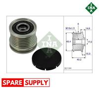 ALTERNATOR FREEWHEEL CLUTCH FOR VW CABRIO CADDY CARAVELLE T4 BUS INA 535 0001 10