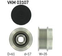 Alternator Freewheel Clutch for VW PASSAT SKF VKM 03107