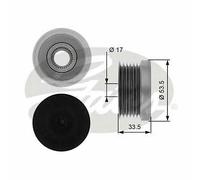 ALTERNATOR FREEWHEEL CLUTCH GATES OE QUALITY REPLACEMENT OAP7111