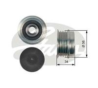ALTERNATOR FREEWHEEL CLUTCH GATES OE QUALITY REPLACEMENT OAP7127