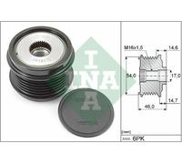 ALTERNATOR FREEWHEEL CLUTCH GENERATOR INA OE QUALITY REPLACEMENT 535 0308 10