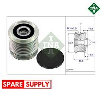 Overrunning Alternator Pulley fits MERCEDES SPRINTER 906 1.8 2008 on M271.951