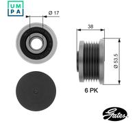 GATES OAP7081 Alternator Freewheel Clutch