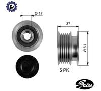 ALTERNATOR FREEWHEEL CLUTCH OAP7102 FOR VW SEAT AKU 1.7L 4cyl LUPOAKU 1.7L 4cyl