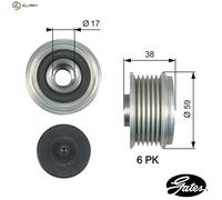GATES OAP7177 Alternator Freewheel Clutch