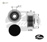 Alternator clutch pulley OAP7282 GATES for CITROËN PEUGEOT FIAT