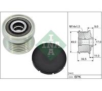 INA 535 0361 10 Alternator Freewheel Clutch