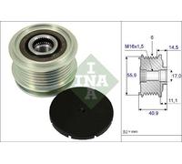 Alternator Freewheel Clutch Schaeffler INA 535001210