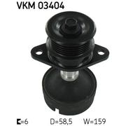 ALTERNATOR FREEWHEEL CLUTCH SKF VKM 03404