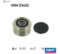 Alternator Alternator Freewheel Clutch SKF VKM 03402 Fits Ford C-Max Focus