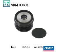 SKF VKM 03801 Alternator Freewheel Clutch