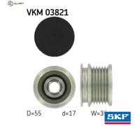 ALTERNATOR FREEWHEEL CLUTCH VKM 03821 FOR MERCEDES-BENZ E-CLASS/Break/T-Model