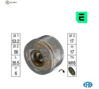 ERA ZN5429 Alternator Freewheel Clutch