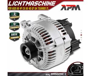 Alternator Generator 180A 14V For Audi A6 4F C6 A8 4E VW Touareg 7L6 7L7 7LA