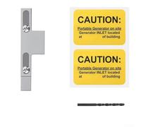 Alternator Interlock Kit for ITE, Siemens, Gould and Murray 150/200A Fuse Boxes - Aluminium Alloy Anodized with Mounting Hardware and Instructions (SD200SA)