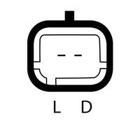 Alternator LRB00397 LUCAS for DACIA RENAULT NISSAN